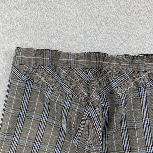 RAG & BONE New York Simone Pants Size 4 Stretch Plaid Blue Black Grey - Picture 16 of 16